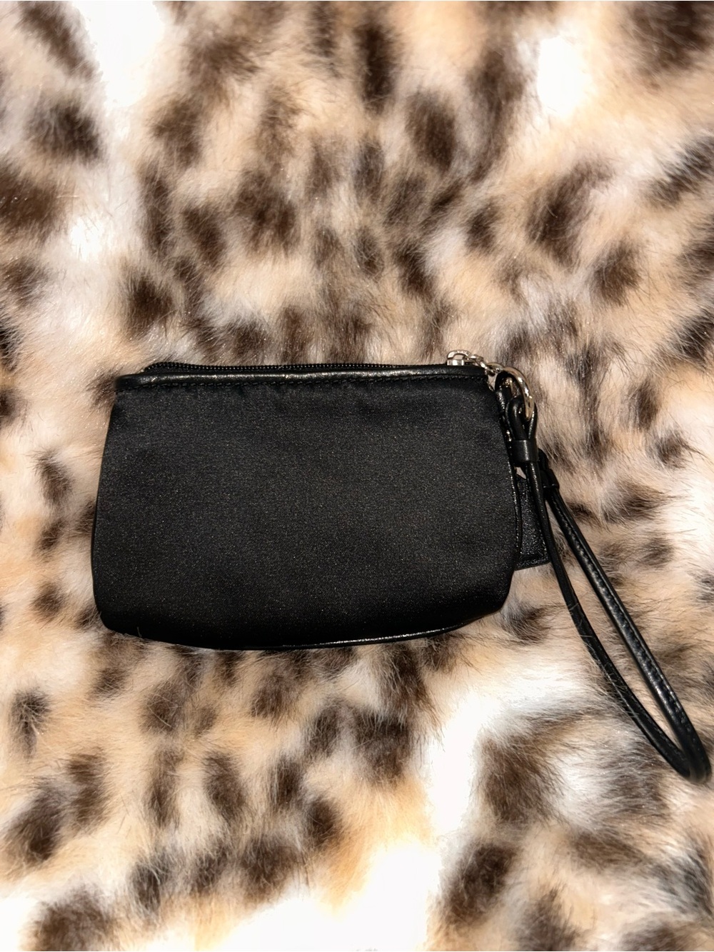 Coach Amanda Black Satin Gathered Wristlet -EUC- - Picture 3 of 15